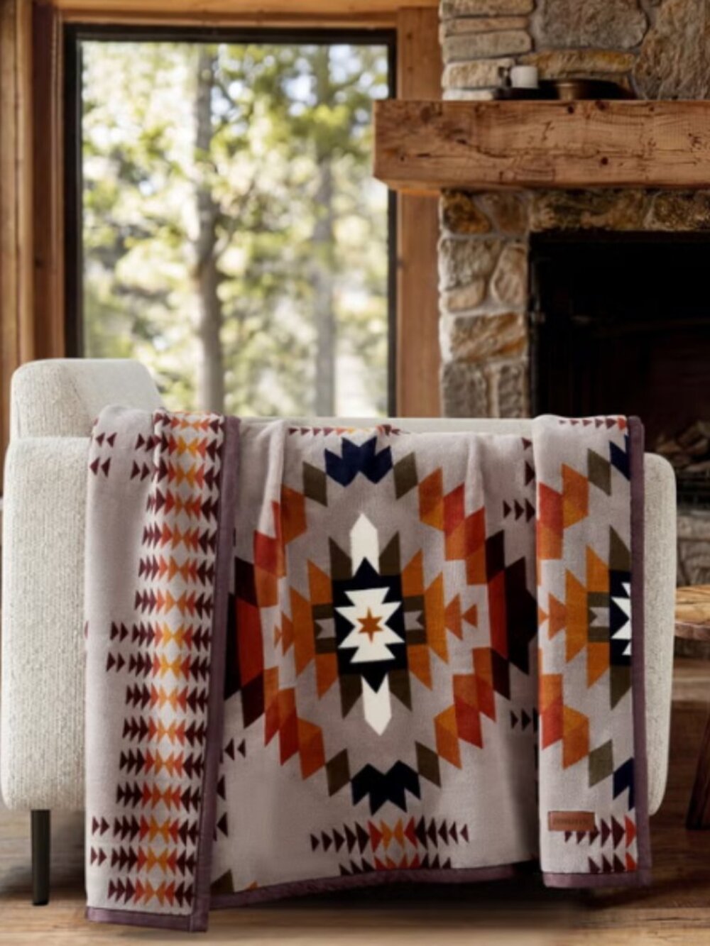 NEW Pendleton Reversible Soft Plush Throw 50x70 Sonoran Dusk